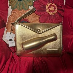 Gold Drink Bottle Bag/Clutch